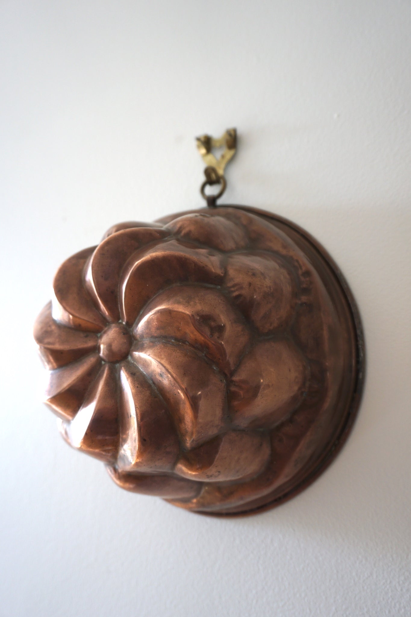Vintage French Copper Jelly Mould 'Traditional'