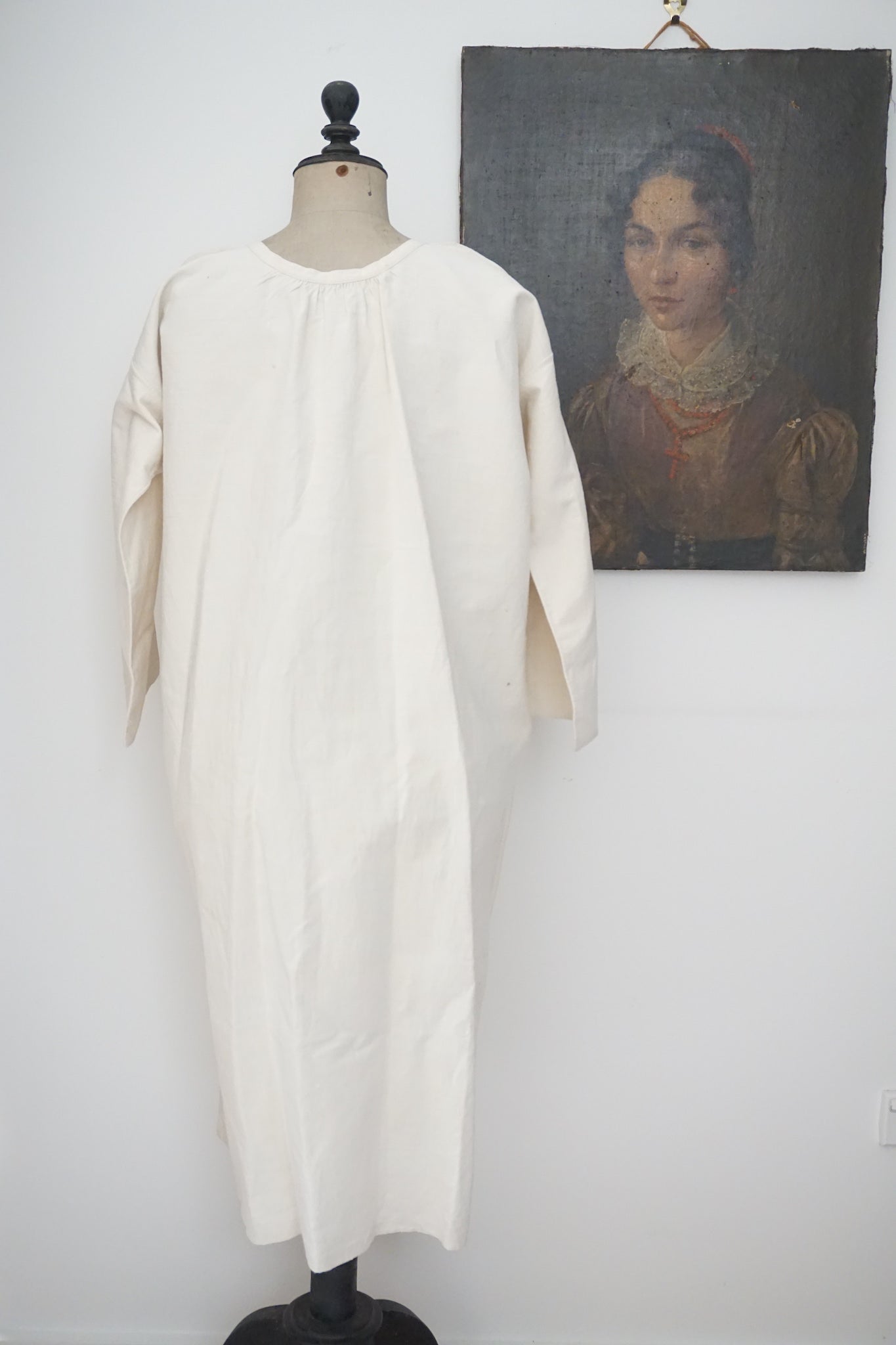 Vintage French Linen Nightie 'RP'