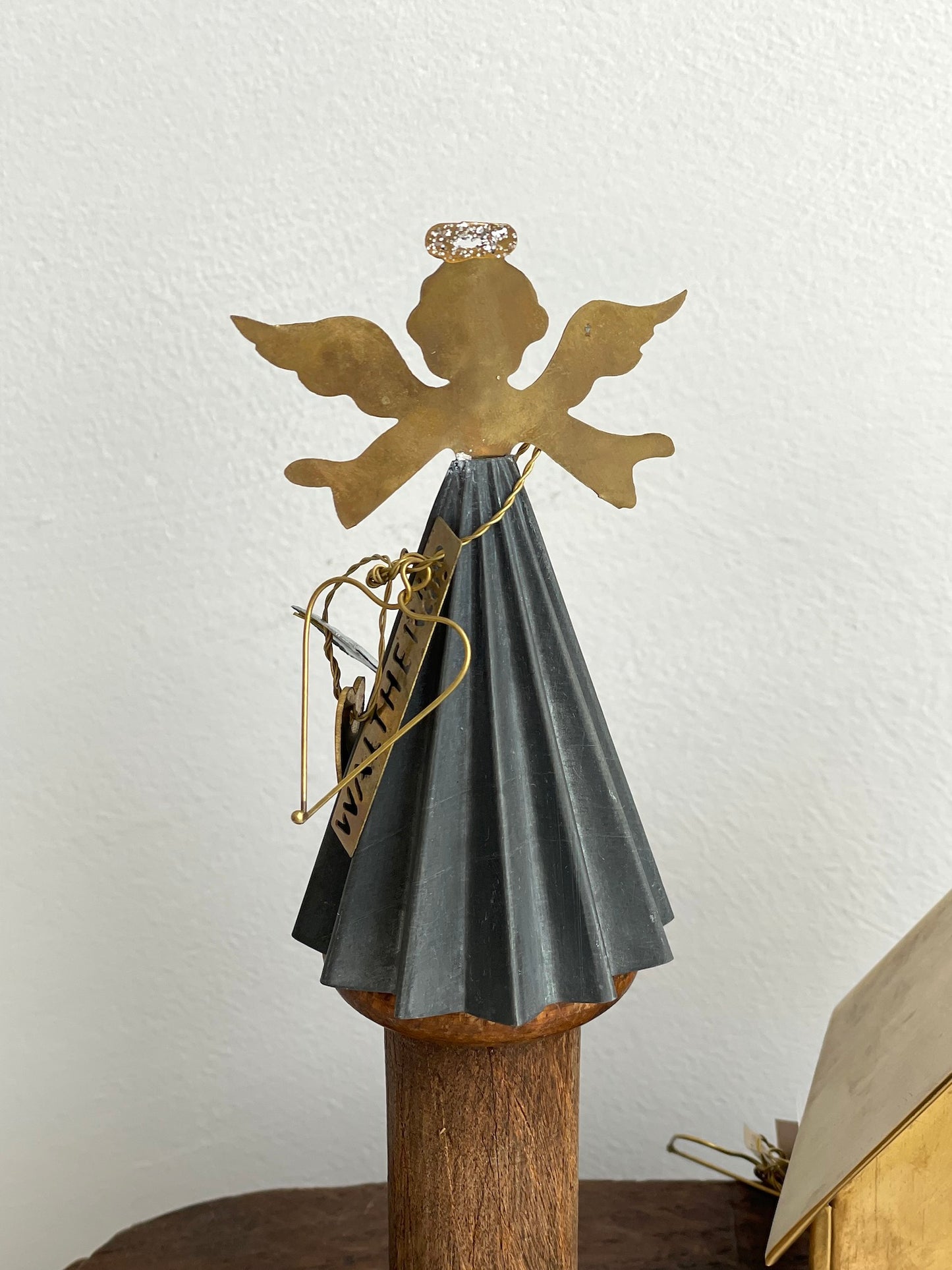 Walther & Co. Brass House and Angel Ornaments