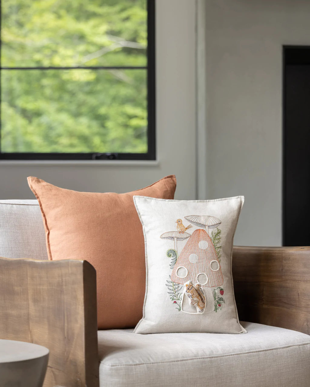 Coral & Tusk 'Mushroom House' Pocket Pillow Cushion Cover