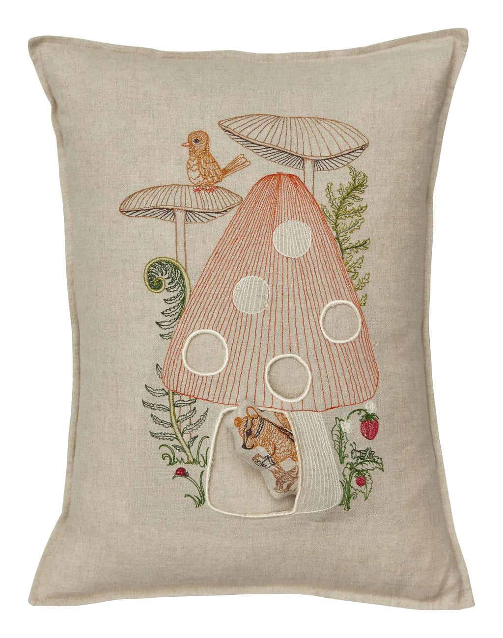 Coral & Tusk 'Mushroom House' Pocket Pillow Cushion Cover
